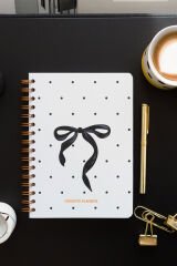 Matt Notebook A5 Spiralli Süresiz Planlayıcı Ajanda Fiyonk