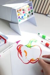 Matt Notebook 24 Renk Çift Uçlu Keçeli Kalem Seti Kutulu Brush + Chisel
