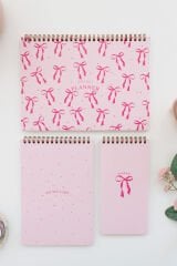 Matt Notebook 3’lü Spiralli Masaüstü Planlayıcı Set Fiyonk