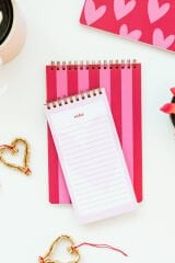 Matt Notebook 3’lü Spiralli Masaüstü Planlayıcı Set Kalpler