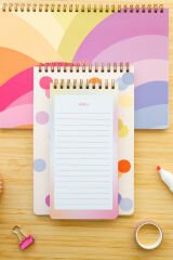 Matt Notebook 3’lü Spiralli Masaüstü Planlayıcı Set Gökkuşağı