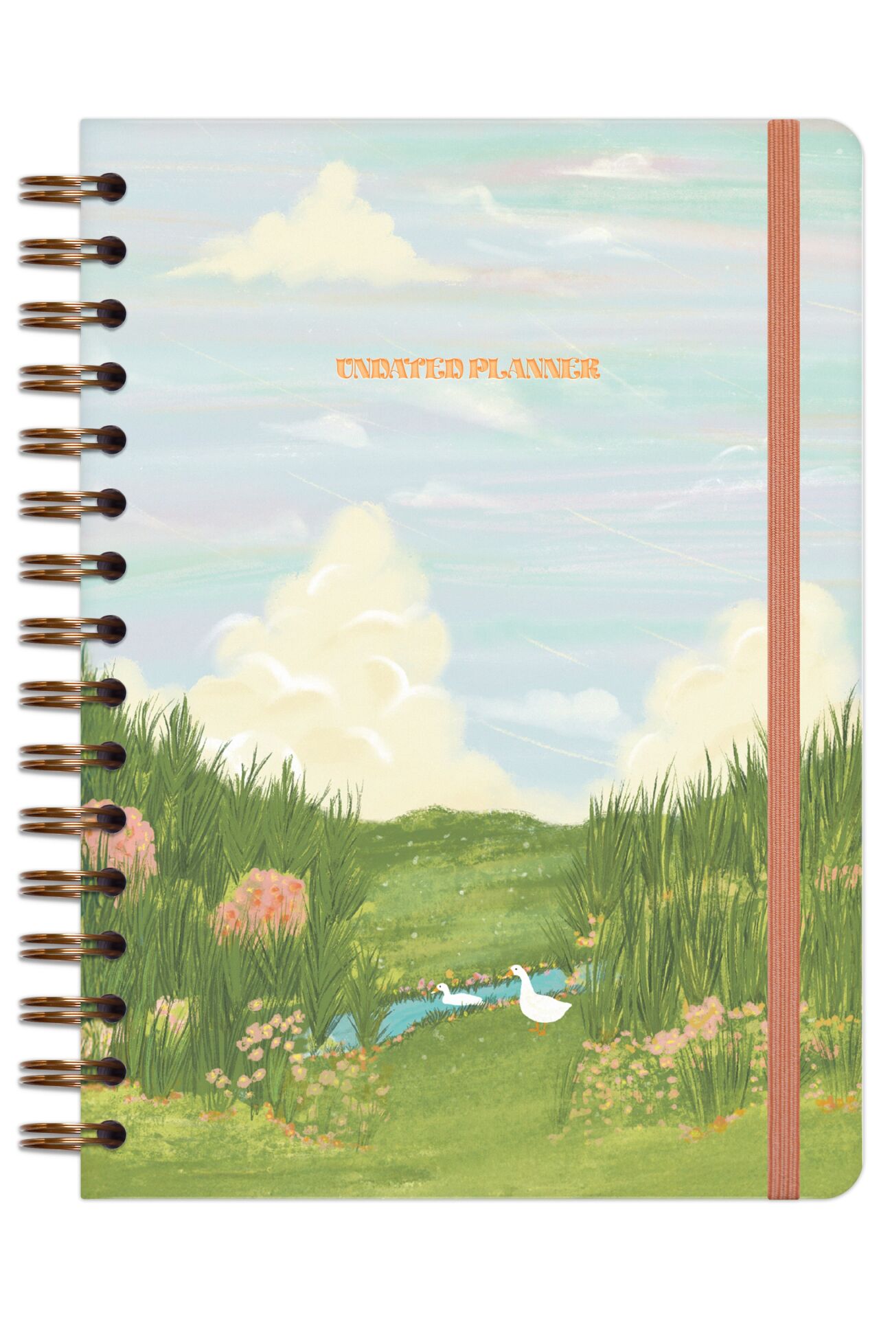 Matt Notebook A5 Spiralli Süresiz Planlayıcı Ajanda Manzara