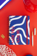 Matt Notebook A5 15x21 cm Spiralli Lastikli Çizgili Tarihsiz Not Defteri