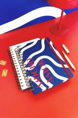 Matt Notebook A5 15x21 cm Spiralli Lastikli Çizgili Tarihsiz Not Defteri