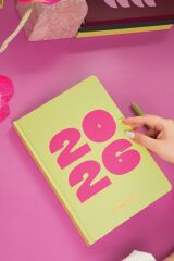 Matt Notebook 2026 Yılı B5 Haftalık Ajanda 17x24 cm - 12 Aylık Yeşil