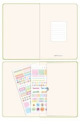 Matt Notebook 2026 Yılı B5 Haftalık Ajanda 17x24 cm - 12 Aylık Yeşil
