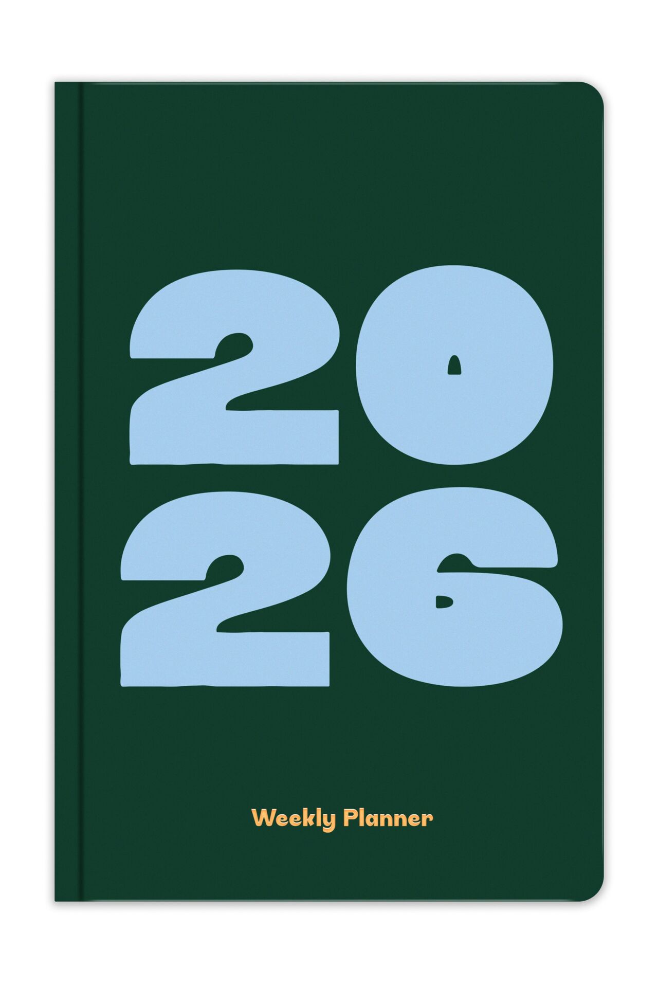 Matt Notebook 2026 Yılı B5 Haftalık Ajanda 17x24 cm - 12 Aylık Koyu Yeşil