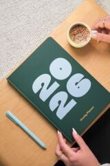 Matt Notebook 2026 Yılı B5 Haftalık Ajanda 17x24 cm - 12 Aylık Koyu Yeşil