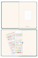 Matt Notebook 2026 Yılı B5 Haftalık Ajanda 17x24 cm - 12 Aylık Koyu Yeşil
