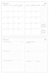 Matt Notebook 2026 Yılı B5 Haftalık Ajanda 17x24 cm - 12 Aylık Koyu Yeşil