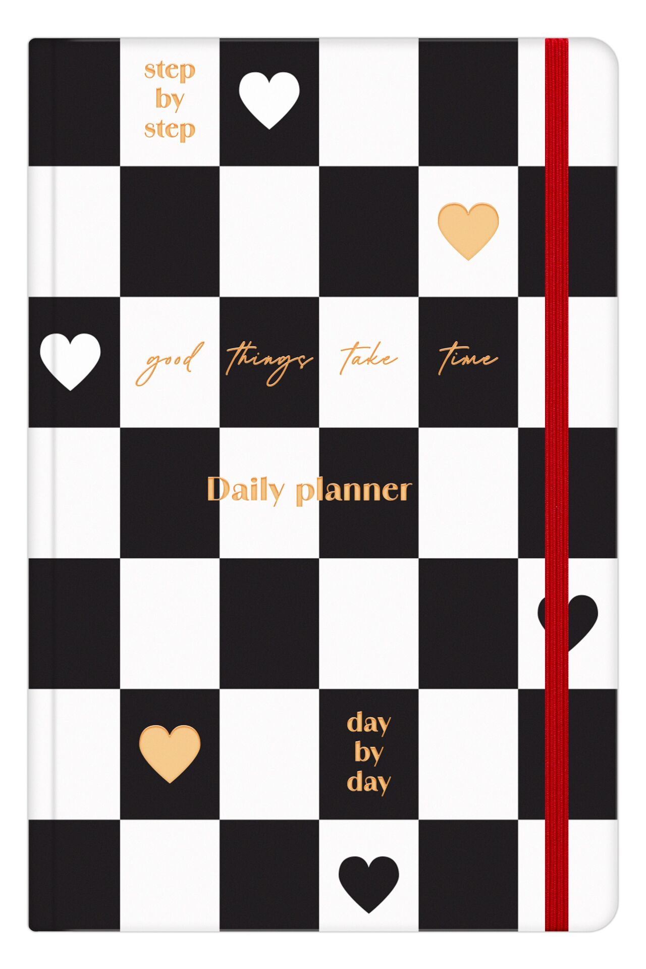 Matt Notebook 2026 Yılı Günlük Ajanda 16x24 cm - 12 Aylık Dama