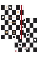 Matt Notebook 2026 Yılı Günlük Ajanda 16x24 cm - 12 Aylık Dama