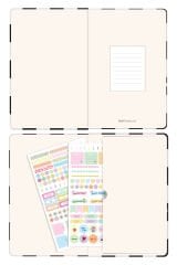 Matt Notebook 2026 Yılı Günlük Ajanda 16x24 cm - 12 Aylık Dama