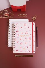 Matt Notebook A5 15x21 cm Spiralli Lastikli Düz, Çizgisiz Tarihsiz Not Defteri