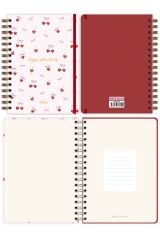 Matt Notebook A5 15x21 cm Spiralli Lastikli Düz, Çizgisiz Tarihsiz Not Defteri