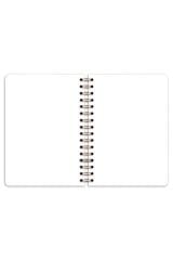 Matt Notebook A5 15x21 cm Spiralli Lastikli Düz, Çizgisiz Tarihsiz Not Defteri
