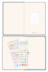 Matt Notebook 2026 Yılı Günlük Ajanda 16x24 cm - 12 Aylık Lacivert