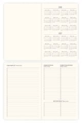 Matt Notebook 2026 Yılı Günlük Ajanda 16x24 cm - 12 Aylık Lacivert