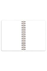 Matt Notebook A5 15x21 cm Spiralli Lastikli Düz, Çizgisiz Tarihsiz Not Defteri Yıldızlar