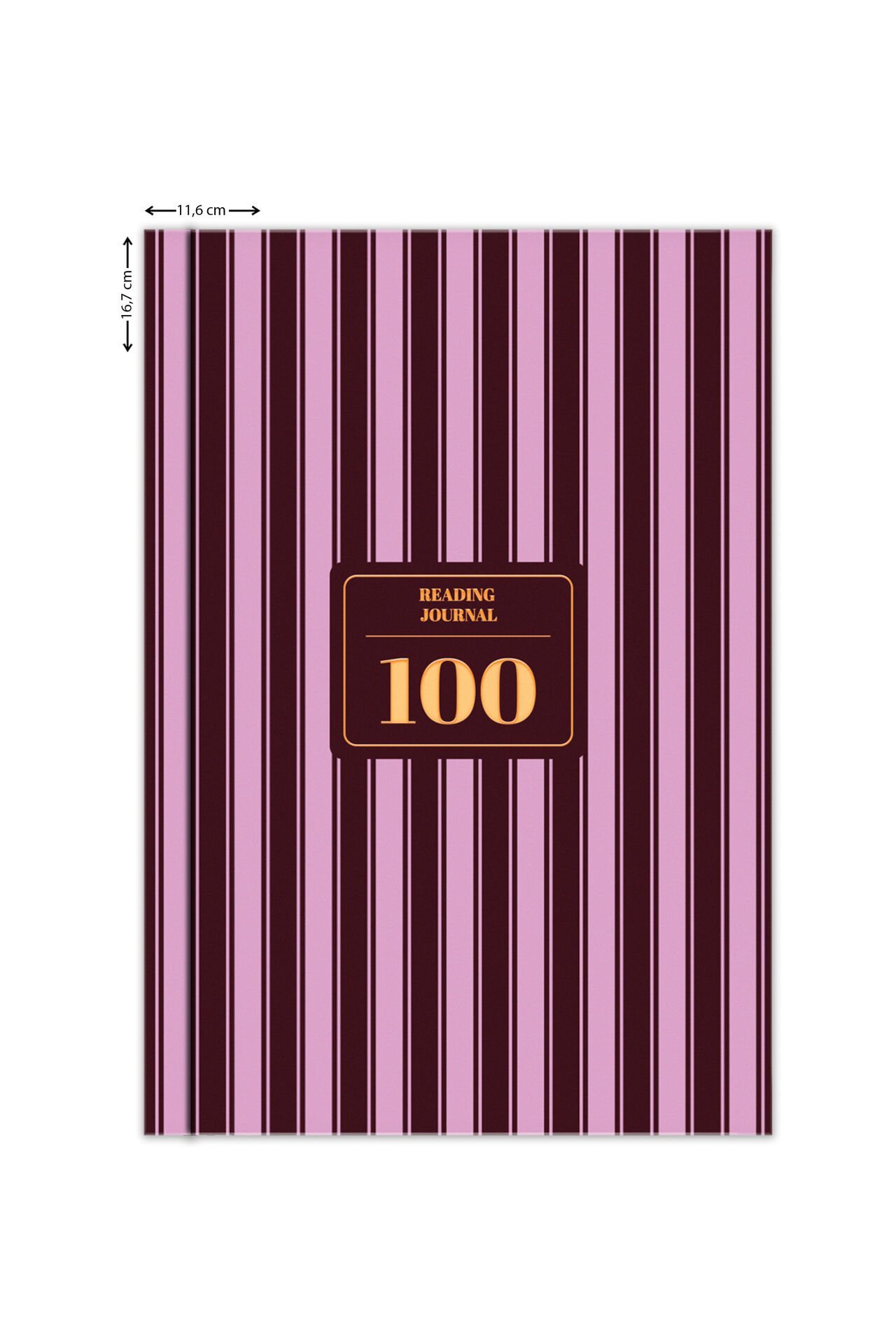 Matt Notebook Kitap Okuma Günlüğü Reading Journal Bordo