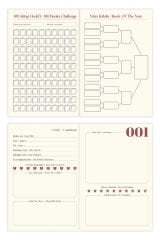 Matt Notebook Kitap Okuma Günlüğü Reading Journal Yeşil