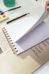 Matt Notebook A5 Eskiz Defteri Sketch Book 50 Yaprak 150 gr Kalın Kağıt