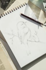 Matt Notebook A4 Eskiz Defteri Sketch Book 50 Yaprak 150 gr Kalın Kağıt