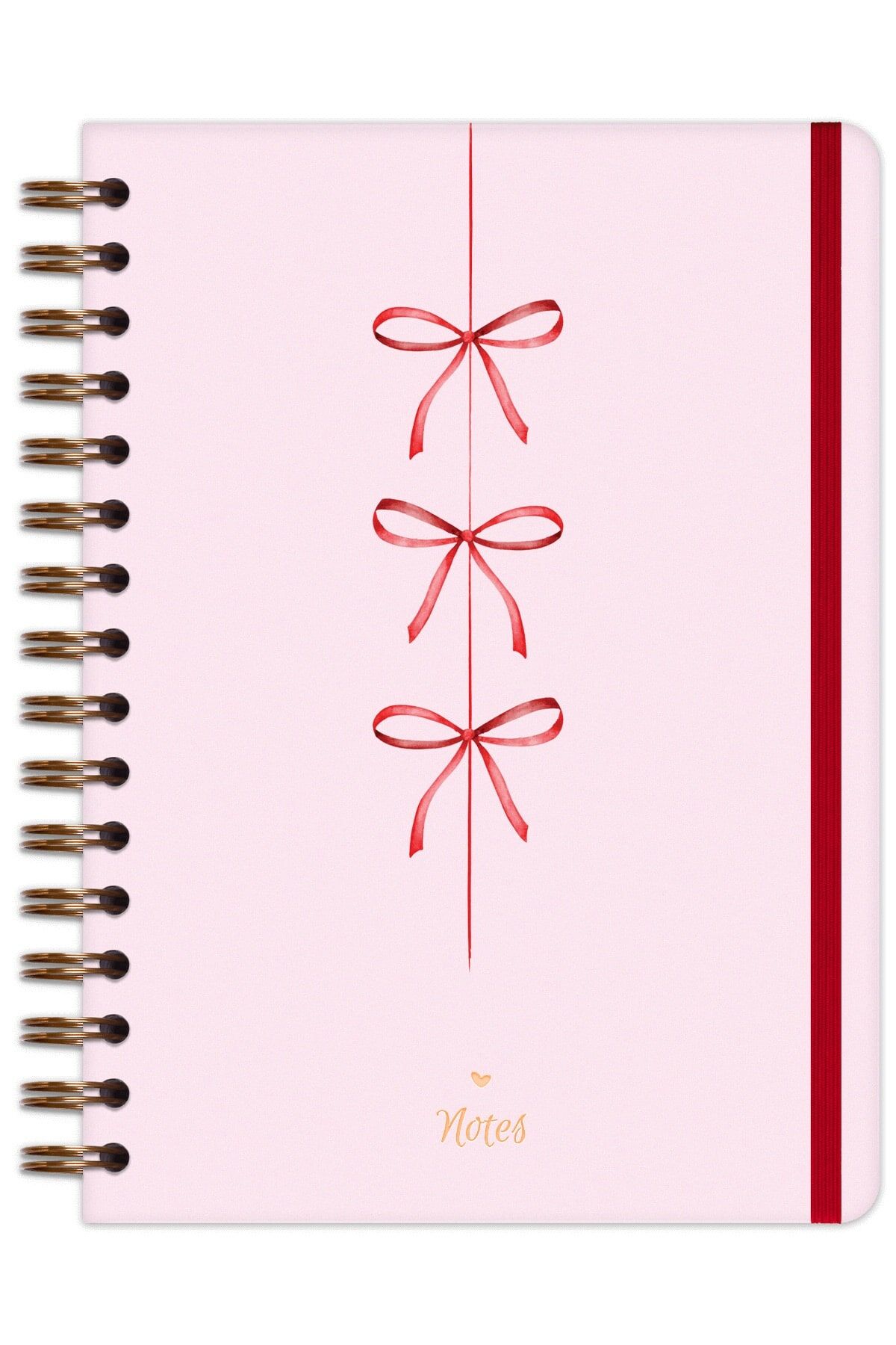 Matt Notebook A5 15x21 cm Spiralli Lastikli Kareli Tarihsiz Not Defteri Fiyonk