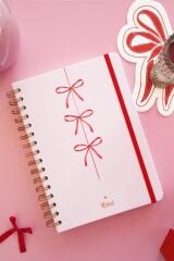 Matt Notebook A5 15x21 cm Spiralli Lastikli Kareli Tarihsiz Not Defteri Fiyonk