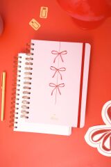 Matt Notebook A5 15x21 cm Spiralli Lastikli Kareli Tarihsiz Not Defteri Fiyonk