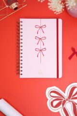 Matt Notebook A5 15x21 cm Spiralli Lastikli Kareli Tarihsiz Not Defteri Fiyonk