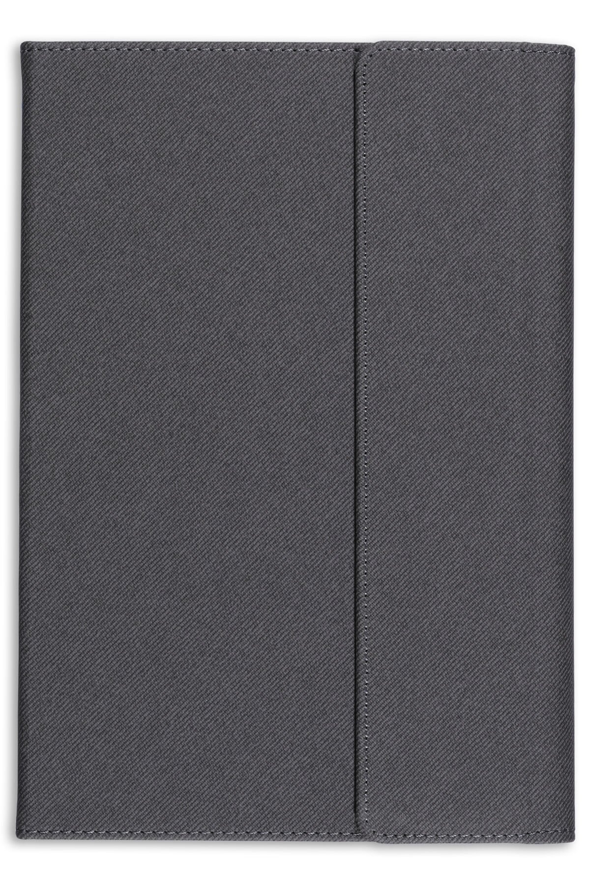 Matt Notebook A5 15x22 Mıknatıslı Kapak Defter Çizgili Füme