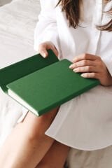 Matt Notebook A5 15x22 Mıknatıslı Kapak Defter Çizgili Yeşil