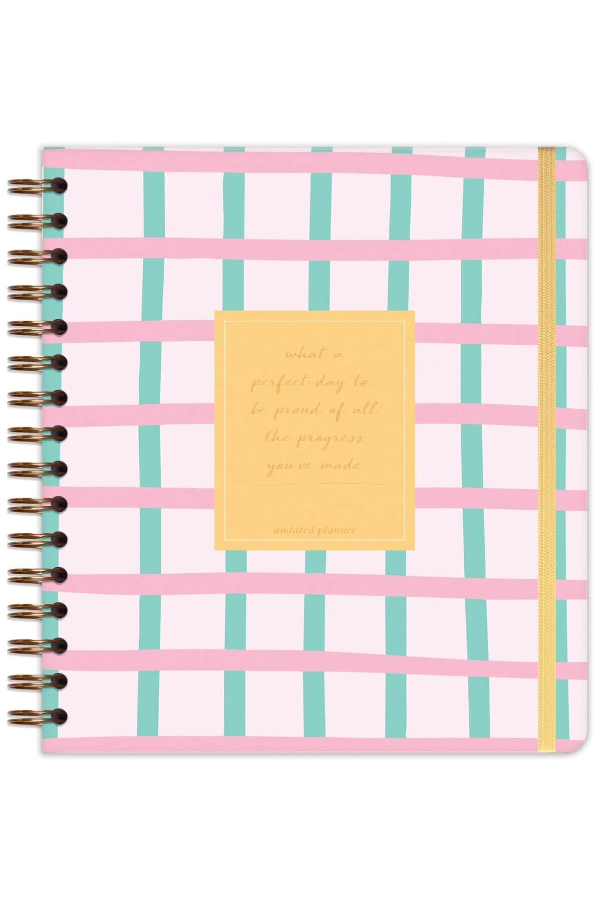 Matt Notebook Süresiz Planlayıcı Kare Ajanda