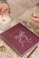 Matt Notebook Süresiz Planlayıcı Kare Ajanda Fiyonk