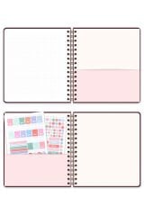 Matt Notebook Süresiz Planlayıcı Kare Ajanda Fiyonk