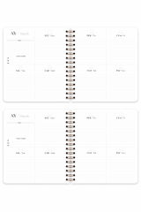 Matt Notebook Süresiz Planlayıcı Kare Ajanda Fiyonk