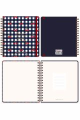 Matt Notebook Süresiz Planlayıcı Kare Ajanda Kiraz