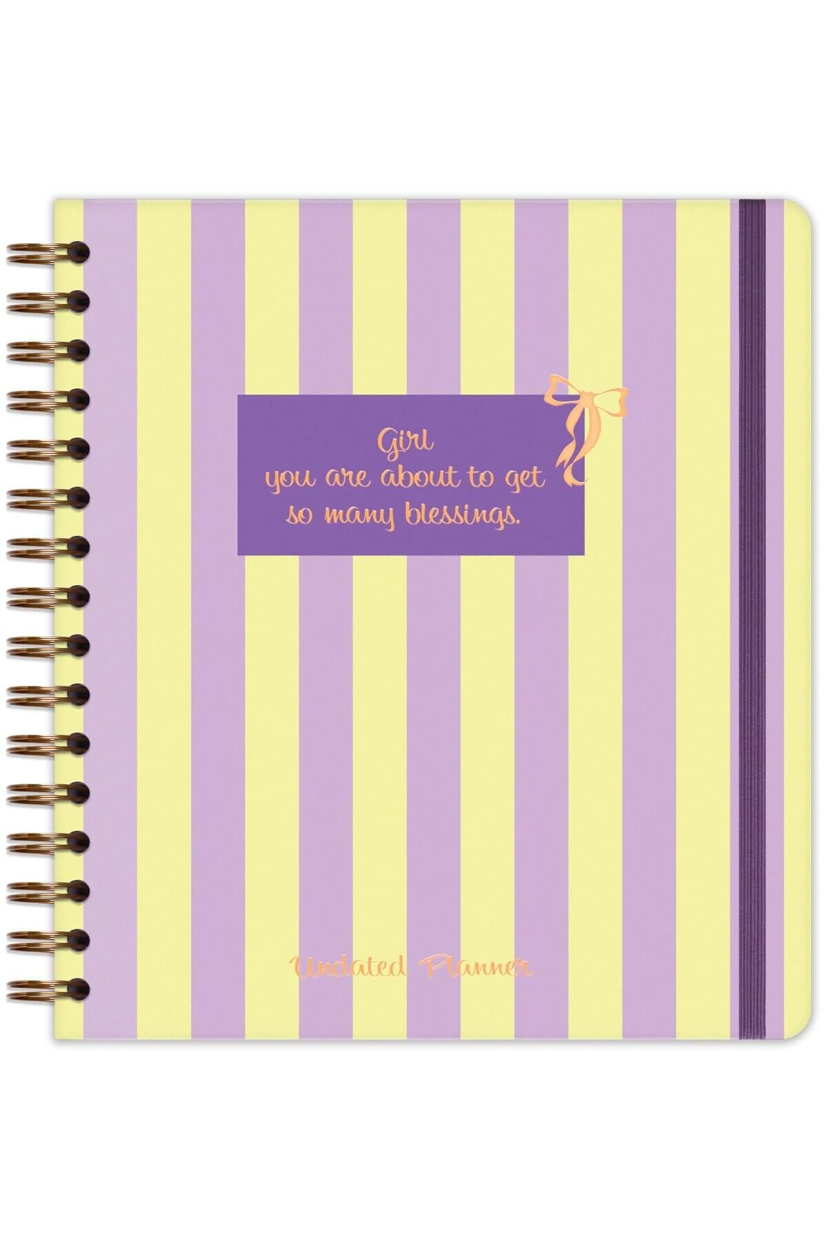 Matt Notebook Süresiz Planlayıcı Kare Ajanda