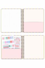 Matt Notebook Süresiz Planlayıcı Kare Ajanda