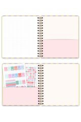 Matt Notebook Süresiz Planlayıcı Kare Ajanda