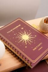 Matt Notebook Bullet Journal Edition A5 15x21 cm Spiralli Noktalı Tarihsiz Not Defteri Güneş