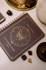 Matt Notebook Bullet Journal Edition A5 15x21 cm Spiralli Noktalı Tarihsiz Not Defteri Kelebek