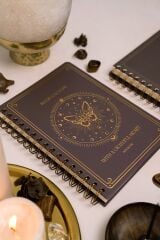 Matt Notebook Bullet Journal Edition A5 15x21 cm Spiralli Noktalı Tarihsiz Not Defteri Kelebek
