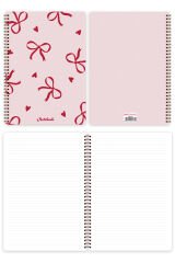 A4 Spiralli Okul Defteri 80 yaprak 4'lü Set - Çizgili