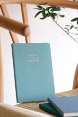 Matt Notebook 14x20 Sert Kapak Defter Noktalı Turkuaz