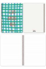 A4 Spiralli Okul Defteri 80 yaprak 4'lü Set - Çizgili
