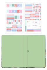 Matt Notebook Premium Edition A5 15x21 cm Keten Baskılı Süresiz Planlayıcı Ajanda Bunny Trail