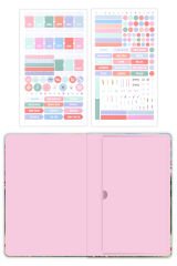 Matt Notebook Premium Edition A5 15x21 cm Keten Baskılı Süresiz Planlayıcı Ajanda Bloom Ride