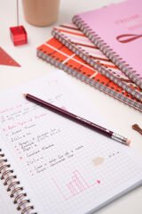 A5 Spiralli Okul Defteri 80 yaprak 4'lü Set - Kareli